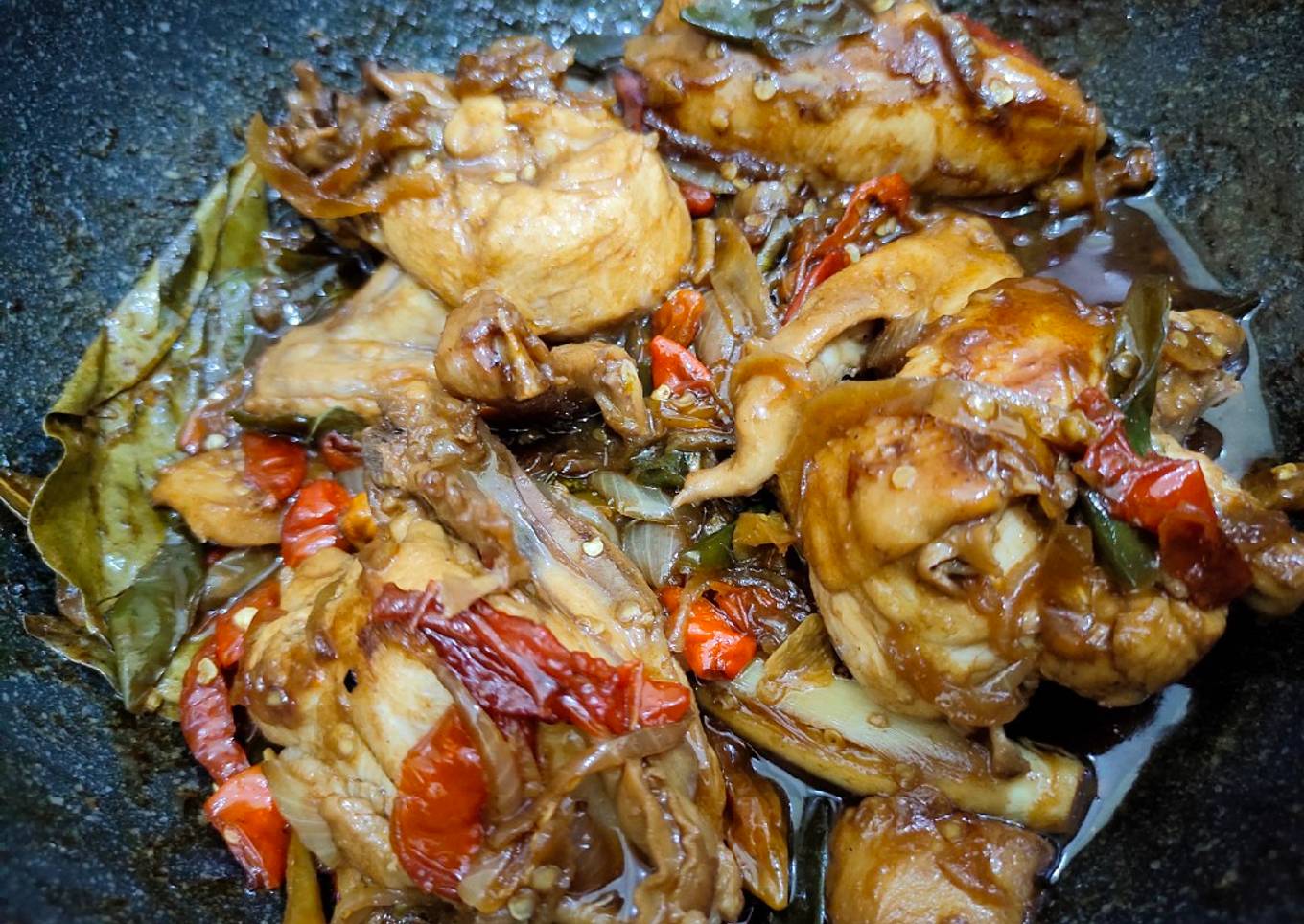 Ayam kecap pedas enak dapet pujian dari suami
