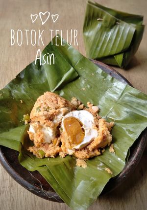 Foto resep Botok Telur Asin
