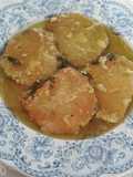Filetes de cinta de lomo en salsa