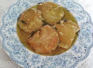 Una foto de Filetes de cinta de lomo en salsa