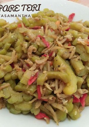 Foto resep Tumis pare teri