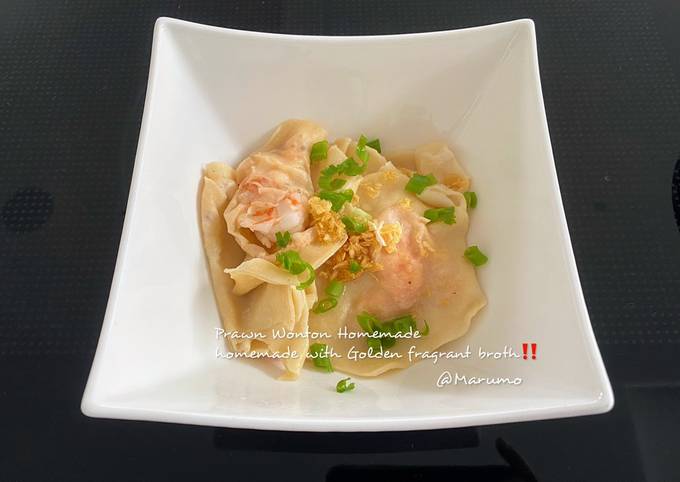 Prawn Wonton Homemade