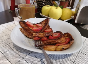 Una foto de Pan francés
