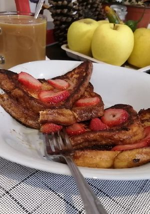 Una foto de Pan francés