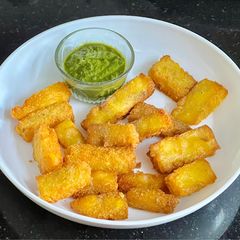 A picture of Moong Daal Fingers.