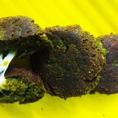 A picture of Palak-Kabli Chana Hara Bhara Kabab.