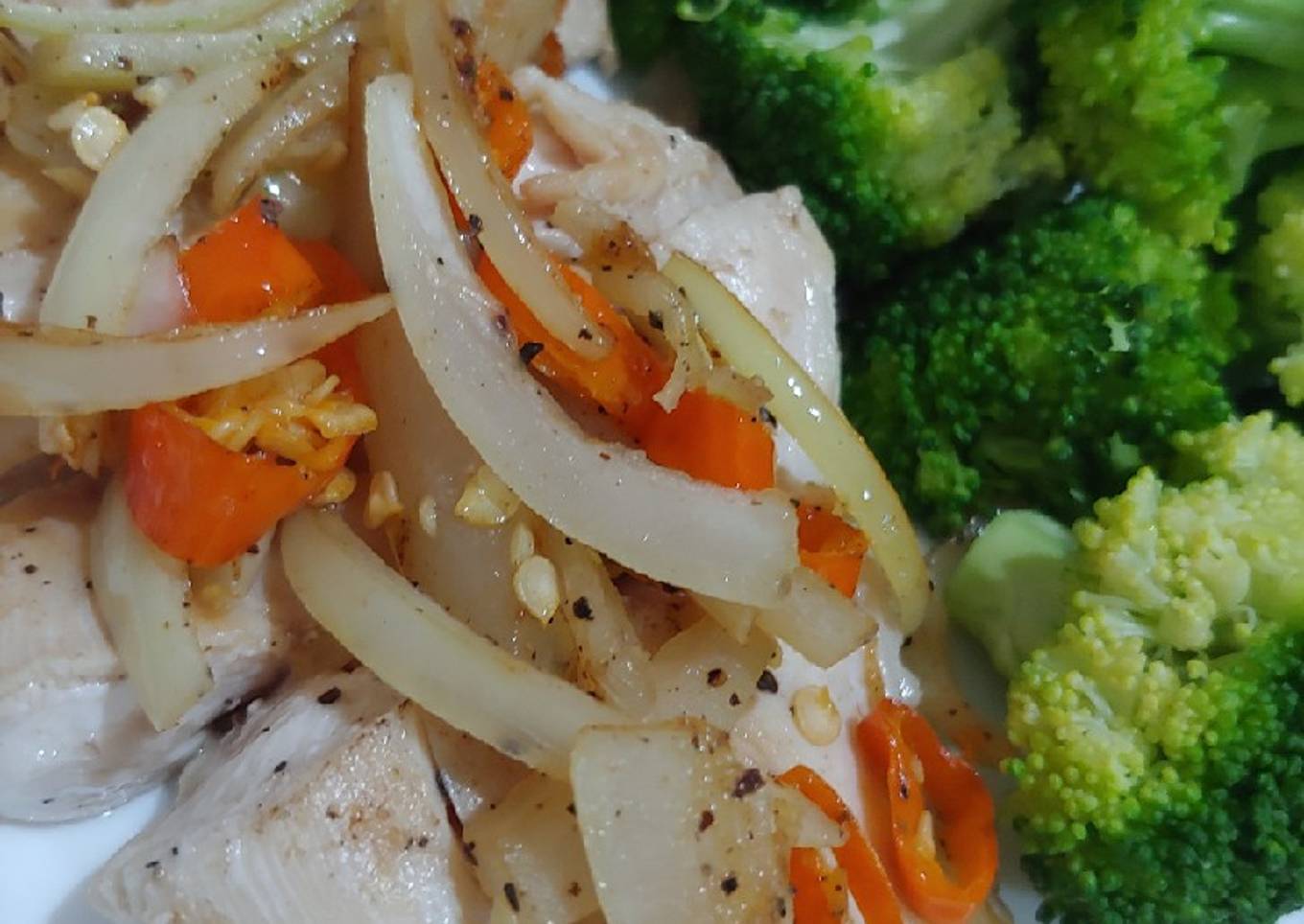 Pan Roasted Chicken Breast for Diet no MSG