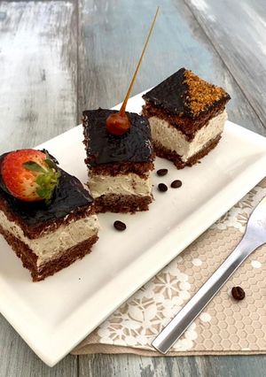 Kávés mascarponés kocka recept fotója