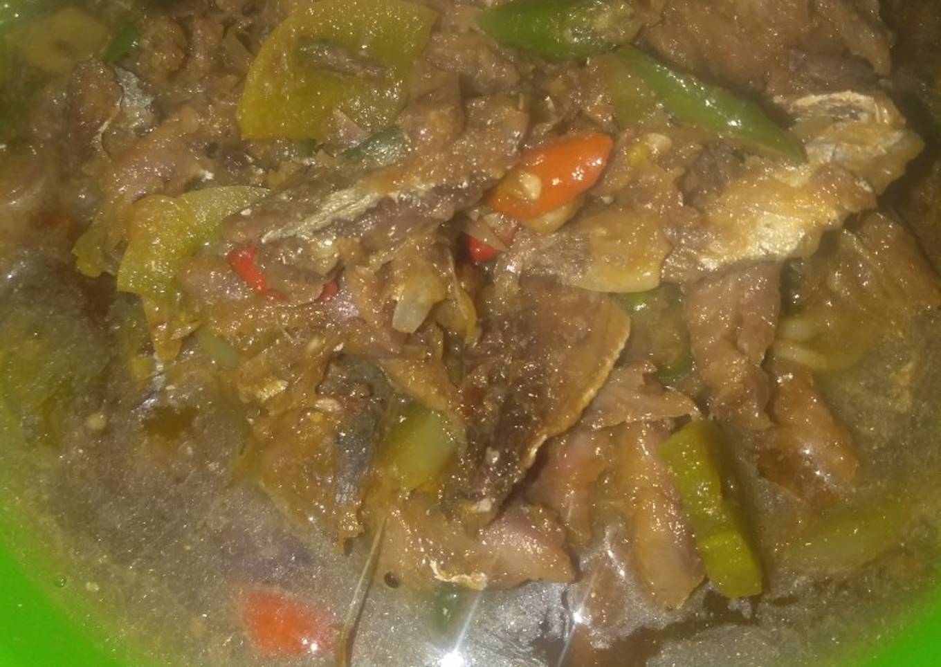 Sambal klotok / ikan asin