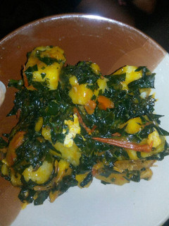 A picture of Porridge yam.