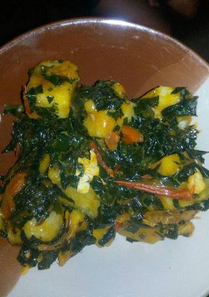 A picture of Porridge yam.