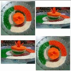 A picture of Tricolour yummy makki ka ghaat.