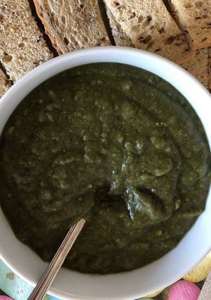 A picture of Green Goodness Soup.