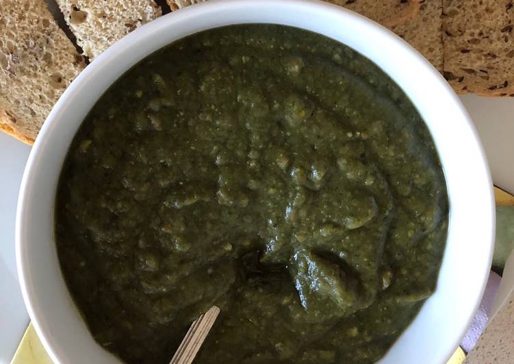Recipe of Any-night-of-the-week Green Goodness Soup