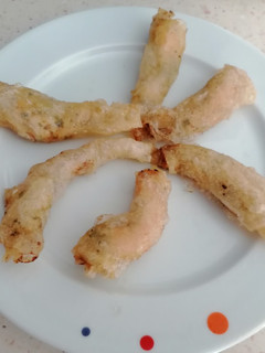 Una foto de Brick de langostinos