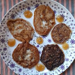 A picture of Eggless Barley Pancake.