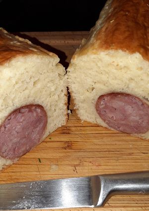 Une photo de Saucisson brioché rapide