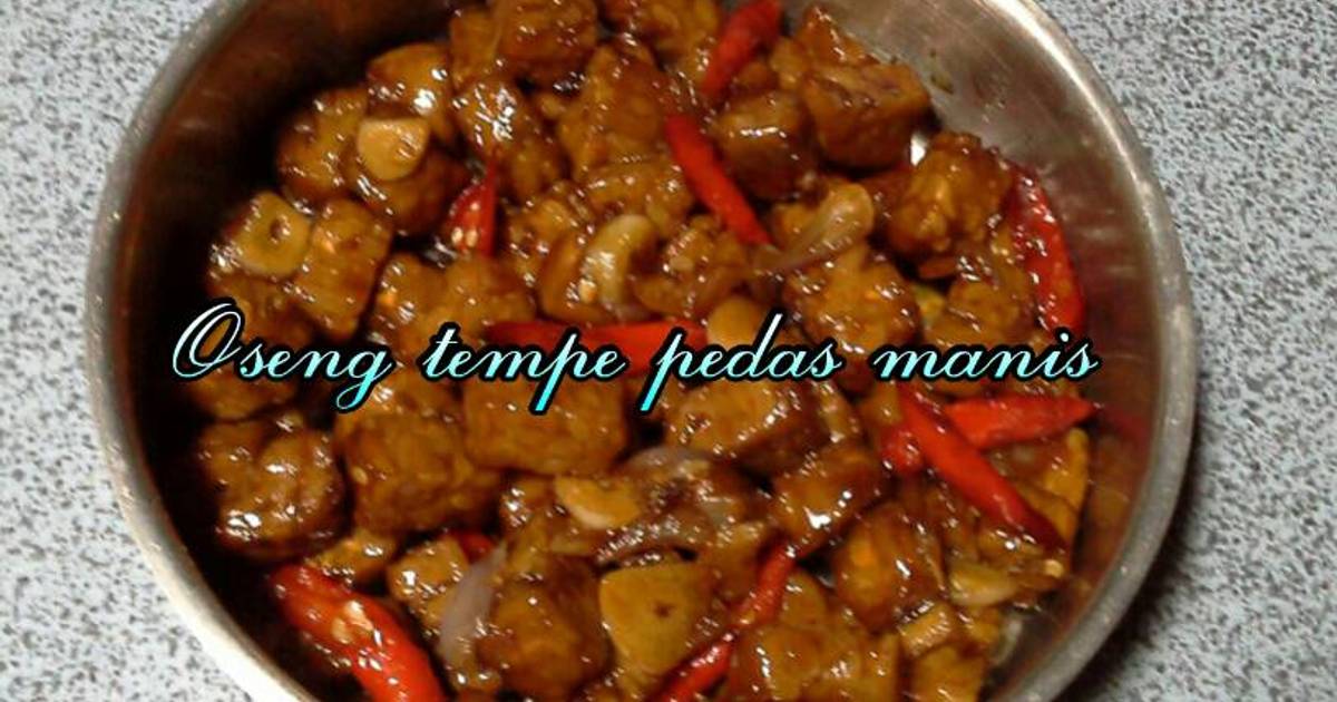 Resep Oseng tempe pedas manis oleh Jenny.L Kitchen Cookpad