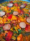 Paella with Vegetables and Pork Ribs