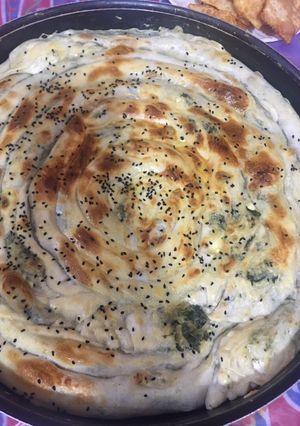 صورة لوصفة بريك بالسبانخ والجبن