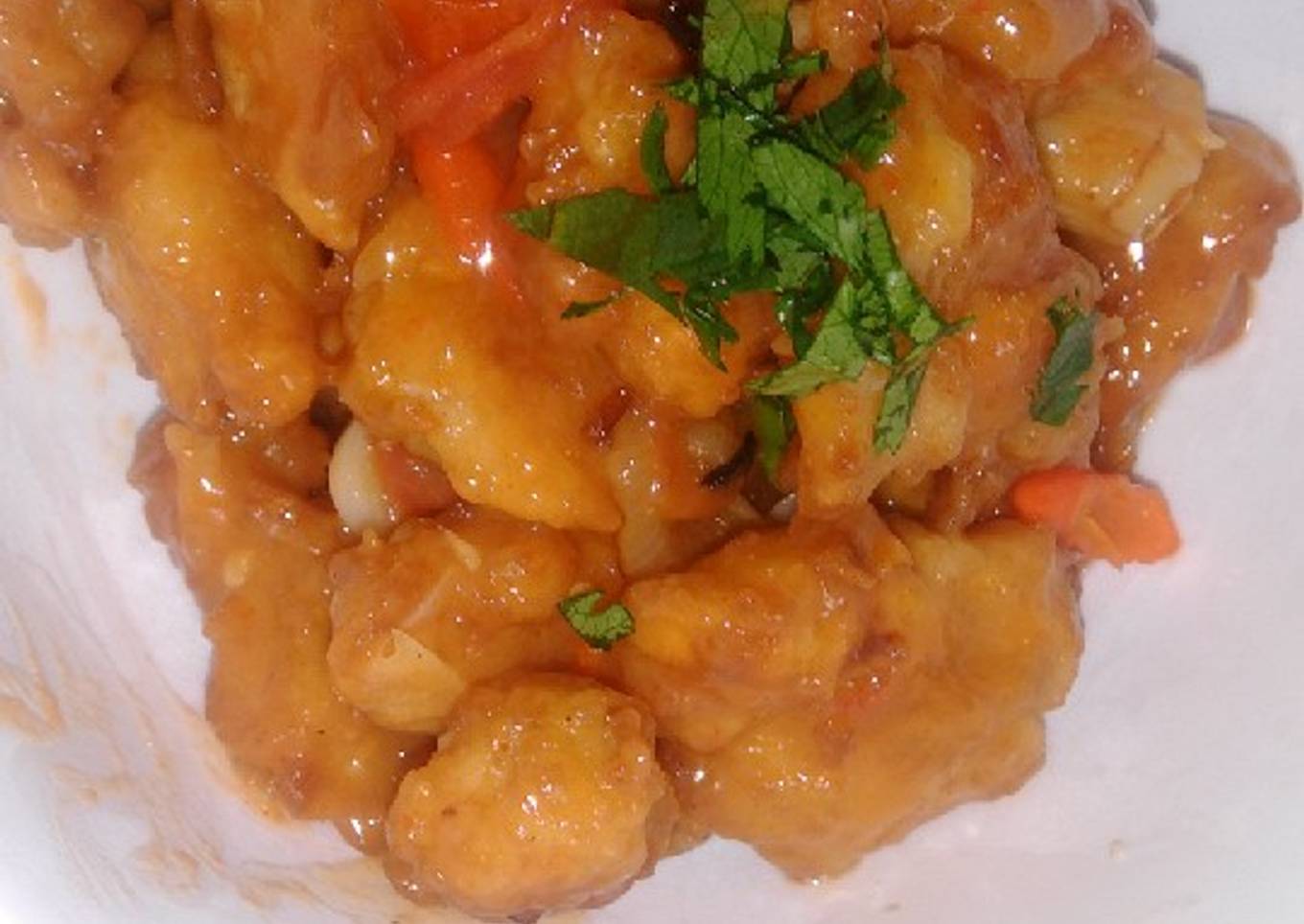 Ayam goreng tepung asam manis