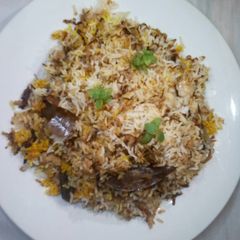 Biryani rice A picture of Biryani rice.