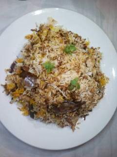 A picture of Biryani rice.