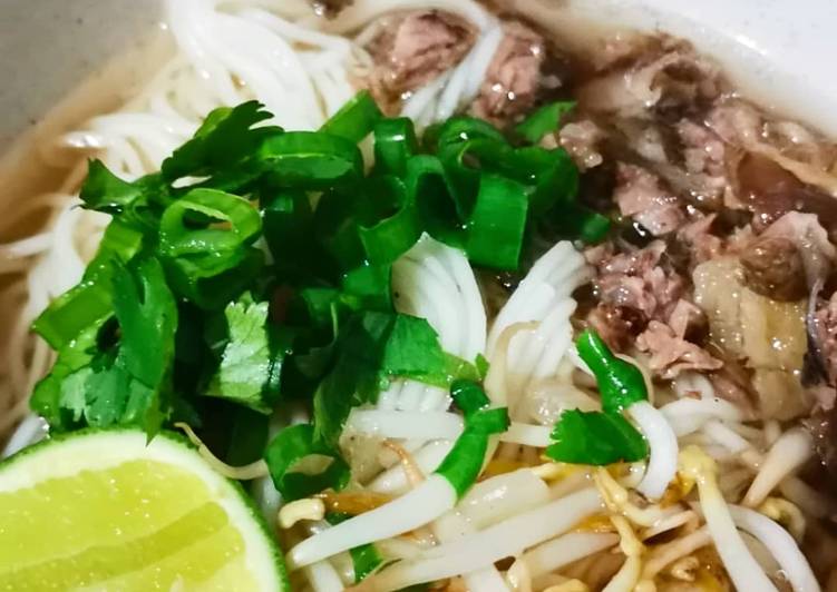 Langkah Mudah untuk Menyiapkan Phở (Vietnam Beef Noodles), Sempurna