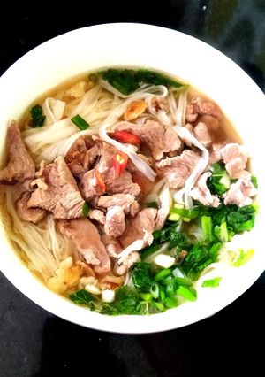 Hình của món Phở nhanh ngon.