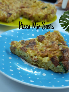 Foto resep Pizza Mie Sosis