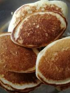 Una foto de Hotcakes con queso