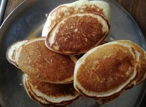 Una foto de Hotcakes con queso