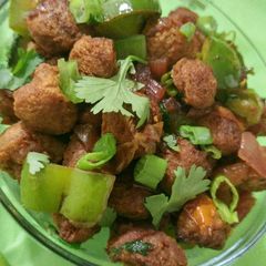 Soya Manchurian..😊😊 A picture of Soya Manchurian..😊😊.