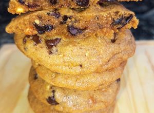 Una foto de Cookies Morenas con chips de chocolate