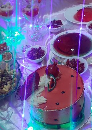عکسی از دستور سفره شب یلدا😍