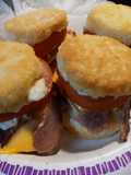 Leftovers Ham and Cheese Biscuits