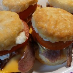 Leftovers Ham and Cheese Biscuits A picture of Leftovers Ham and Cheese Biscuits.