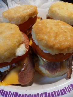 A picture of Leftovers Ham and Cheese Biscuits.