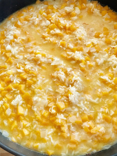 Una foto de Risotto cremoso de calabaza