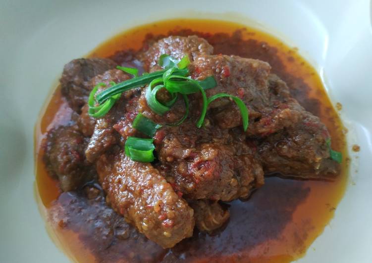 Resep Mudah Rendang Ayam Bumbu Sasa Simpel Enak Sederhana