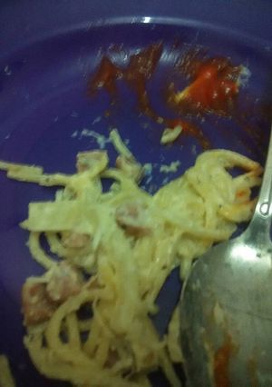 Foto resep Spaghetti carbonara ala mamatian