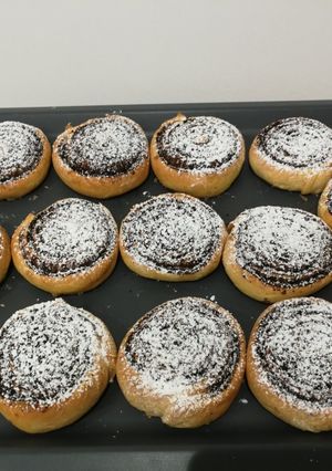 Kakaós csiga recept fotója