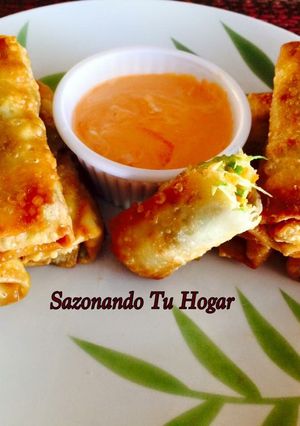 Una foto de Rollitos de verdura a mi estilo mi receta 💖