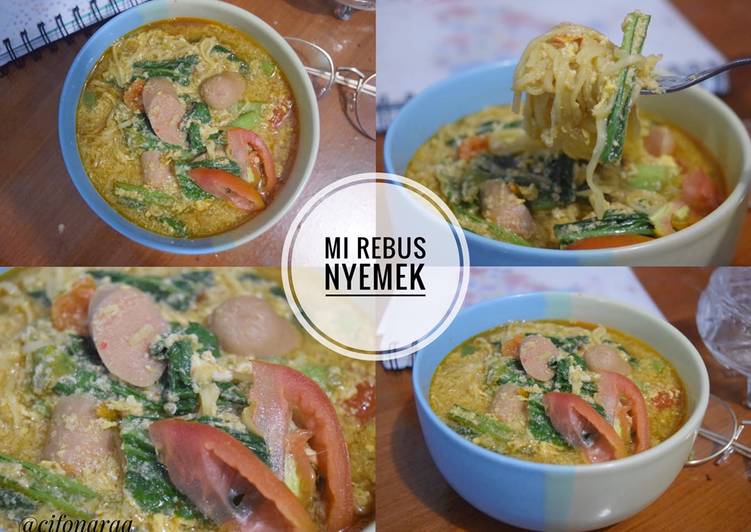Resep Mi Rebus Nyemek Telur Yang Nikmat