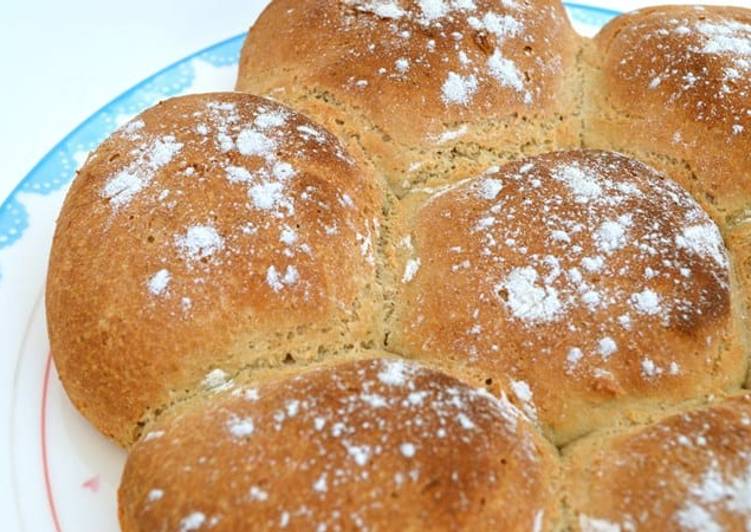 Easiest Way to Prepare Perfect Wholemeal Rolls