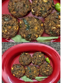 பசலைக்கீரை மசால் வடை (Spinach masal vada recipe in tamil) செய்முறை முக்கிய புகைப்படம்