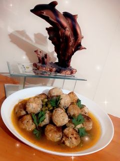 صورة لوصفة جلبانة بكريات الدجاج (البازلاء)