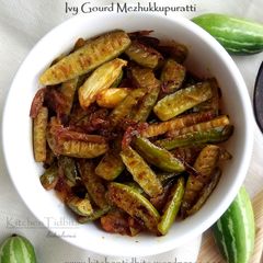 A picture of Ivy gourd Stir fry.