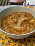 Compote de pommes Pink Gold à la vanille et orange