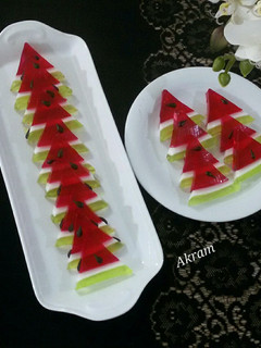 عکسی از دستور ژله هندوانه 🍉